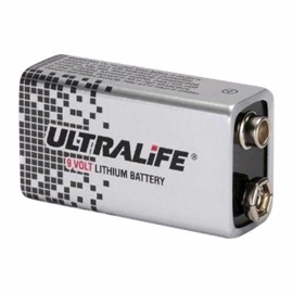 Ultralife 9 volt Lithiumbatteri til røykvarsler